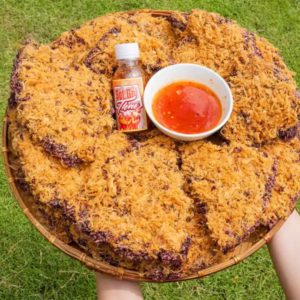 com-chay-gao-lut-cha-bong-nha-moon-500g-mua-1kg-tang-1-lo-nuoc-cham